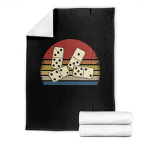 Vintage Domino Player 8647 Throw Blanket Board Game Subtle Protest