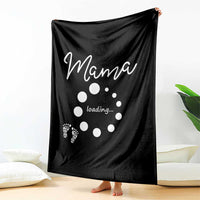 Mama Loading 2026 Throw Blanket Pregnancy Announcement Mothers Day