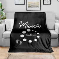 Mama Loading 2026 Throw Blanket Pregnancy Announcement Mothers Day