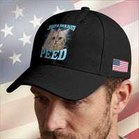 Funny Cat Baseball Cap Consider Your Pants Peed Meme Saying