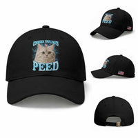 Funny Cat Baseball Cap Consider Your Pants Peed Meme Saying