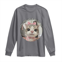 Consider Your Pants Peed Long Sleeve Shirt Funny Cat Meme Saying - Wonder Print Shop