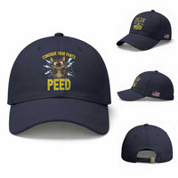 Funny Cat Lover Baseball Cap Consider Your Pants Peed Quote