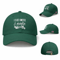 Coffee Lover Baseball Cap I Like Coffee And Maybe Three People