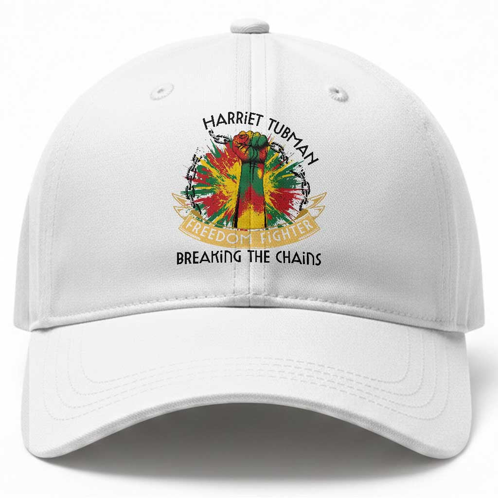 Harriet Tubman Baseball Cap Underground Railroad Hero Breaking Chains