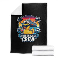 Funny Rubber Duckie Cruise Throw Blanket - Wonder Print Shop