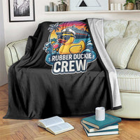 Funny Rubber Duckie Cruise Throw Blanket - Wonder Print Shop