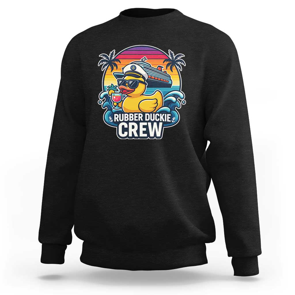 Funny Rubber Duckie Cruise Sweatshirt - Wonder Print Shop