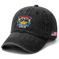 Funny Rubber Duckie Cruise Washed Cotton Baseball Cap