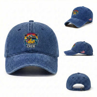 Funny Rubber Duckie Cruise Washed Cotton Baseball Cap