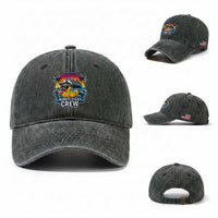 Funny Rubber Duckie Cruise Washed Cotton Baseball Cap