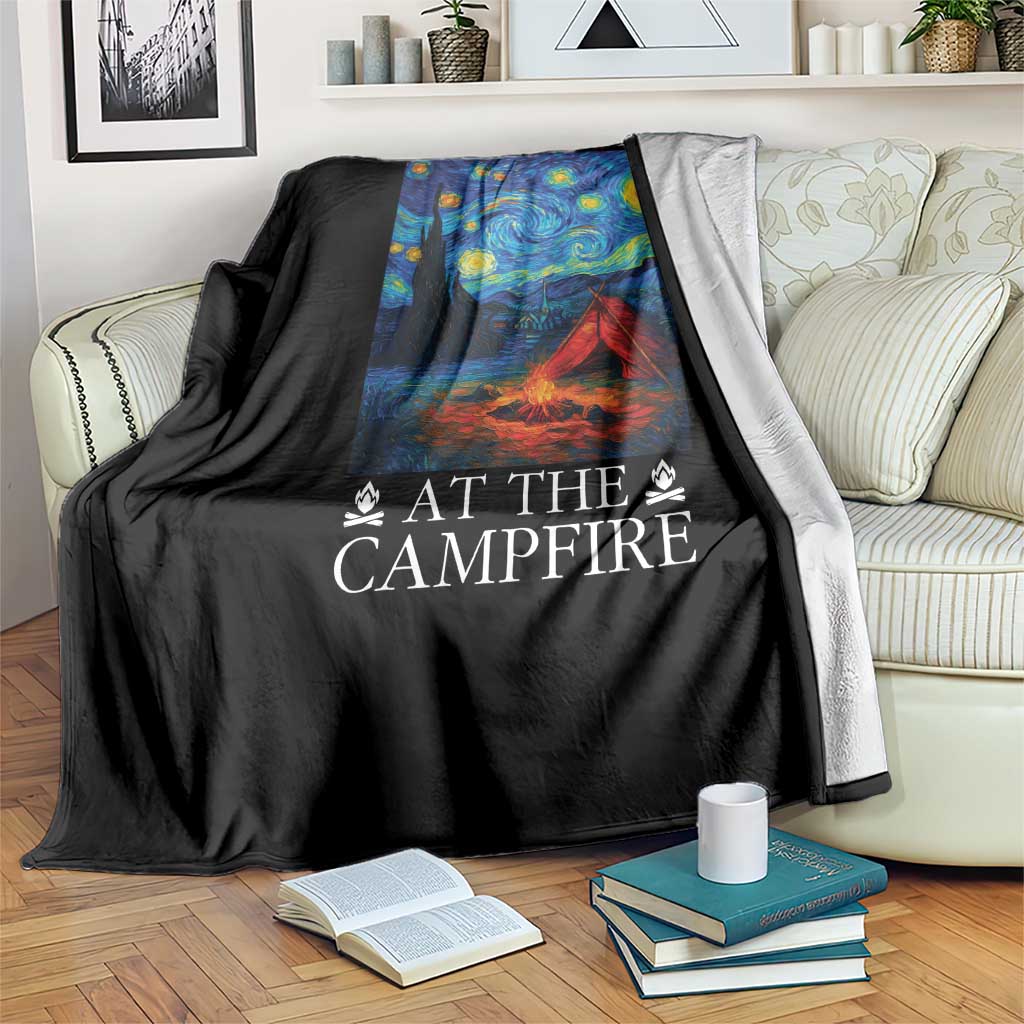 Funny Camping Throw Blanket Life Is Better At The Campfire - Wonder Print Shop