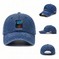 Funny Camping Washed Cotton Baseball Cap Life Is Better At The Campfire