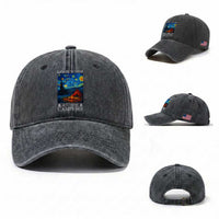 Funny Camping Washed Cotton Baseball Cap Life Is Better At The Campfire