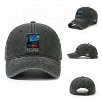Funny Camping Washed Cotton Baseball Cap Life Is Better At The Campfire
