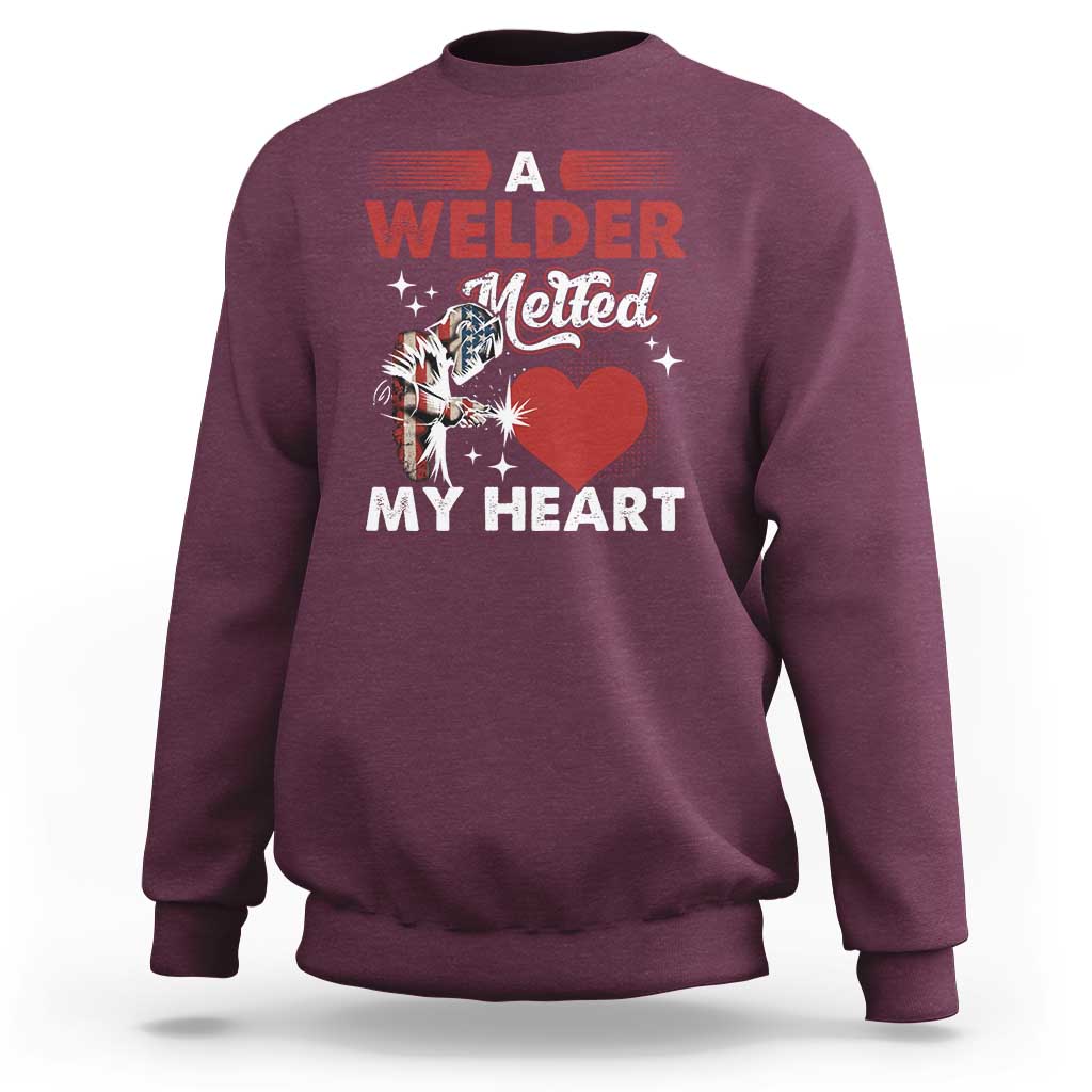 Funny Welding Welder Wife Girlfriend Sweatshirt - undefined
