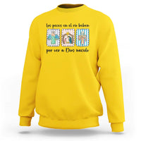 Nativity Scene Christian Christmas Sweatshirt Feliz Navidad - Wonder Print Shop