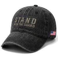 Stand With The Guard Washed Cotton Baseball Cap DC Guardsmen