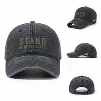 Stand With The Guard Washed Cotton Baseball Cap DC Guardsmen