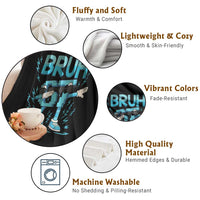 67 Bruh Meme Throw Blanket Funny Six Seven Italian Brainrot - Wonder Print Shop