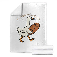 In My Sourdough Era Throw Blanket Funny Silly Goose Sourdough - Wonder Print Shop