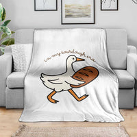 In My Sourdough Era Throw Blanket Funny Silly Goose Sourdough - Wonder Print Shop