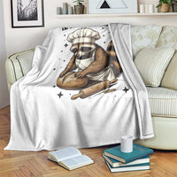 In My Sourdough Era Throw Blanket Funny Raccoon Baker - Wonder Print Shop
