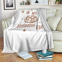 In My Sourdough Era Throw Blanket Funny Baking Bread Lover - Wonder Print Shop