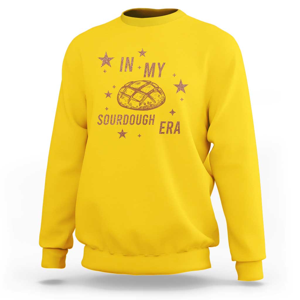 In My Sourdough Era Sweatshirt Funny Baking Bread Lover - Wonder Print Shop