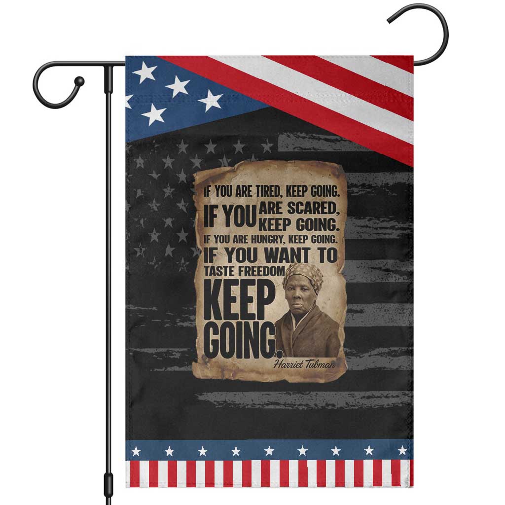 Harriet Tubman Quote Garden Flag Black History African American