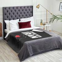 Free Iran Support Iranian MIGA Throw Blanket