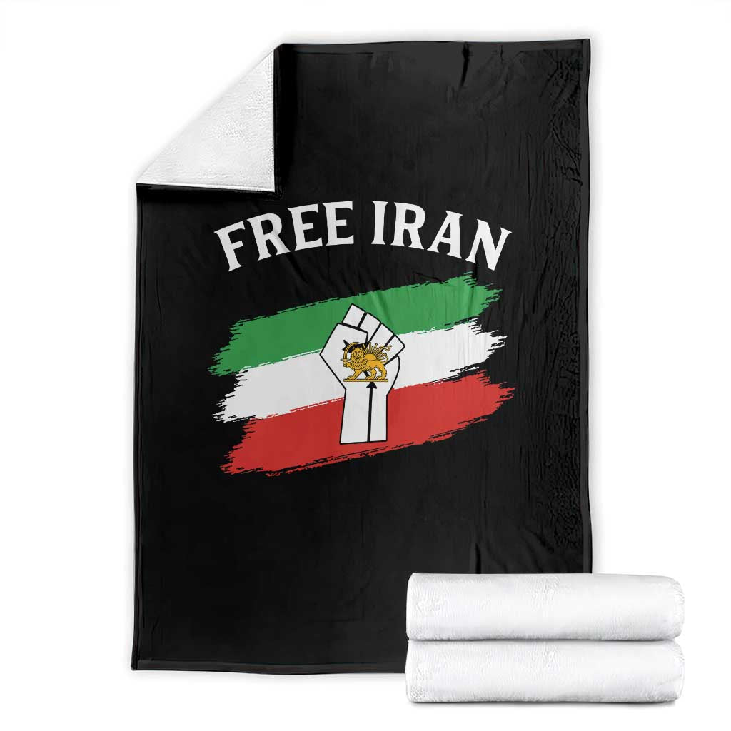 Free Iran Throw Blanket Support Iranian Freedom No War