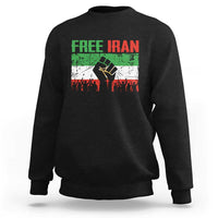 Free Iran Flag Sweatshirt Support Iranian Freedom No War