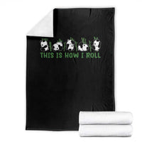 This Is How I Roll Throw Blanket Cute Bear Panda Lover - Wonder Print Shop
