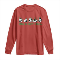 This Is How I Roll Long Sleeve Shirt Cute Bear Panda Lover - Wonder Print Shop
