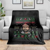 Stranger Christmas Throw Blanket Funny Murray Hawkins - Wonder Print Shop