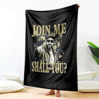 Adam Memorial Tribute Throw Blanket Join Me Shall You