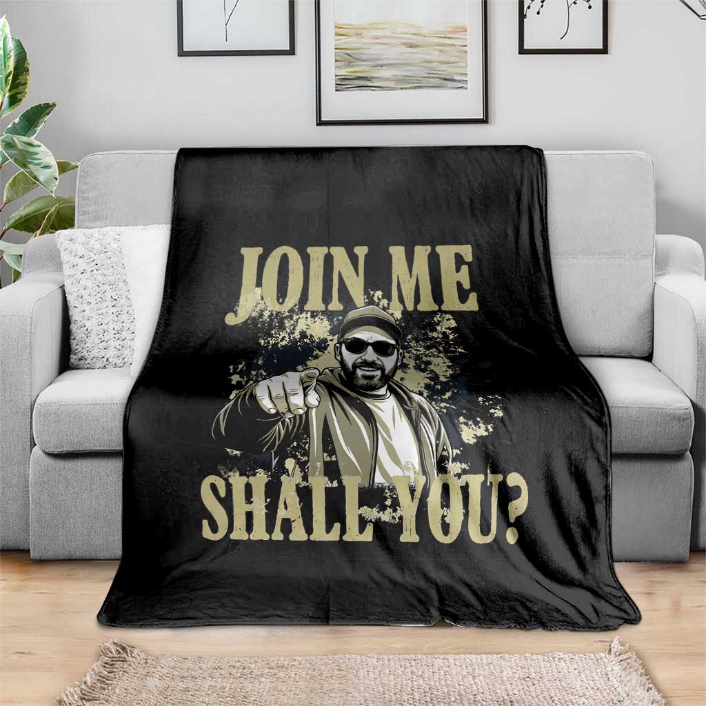 Adam Memorial Tribute Throw Blanket Join Me Shall You