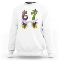 67 Mardi Gras Meme Sweatshirt Funny Six Seven Hand Carnival Trendy