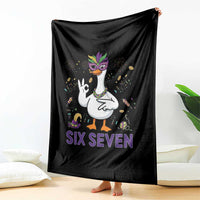 67 Mardi Gras Throw Blanket Funny Goose Meme Carnival Trendy