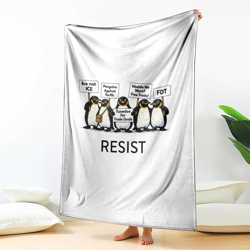 Penguins Resist Throw Blanket Nihilist Penguin Anti-Government Meme