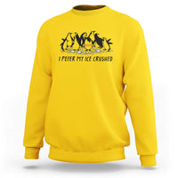 Funny Penguins Resist Protest Sweatshirt I Pefer My Ice Crushed