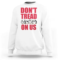Funny Penguins Resist Protest Sweatshirt Don't Tread On Us