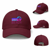 Vintage Miami Beach Baseball Cap Florida Proud Floridian Retro Palms Trees