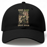 Make Algae Great Again Baseball Cap Funny Lincoln Political Satire Humor