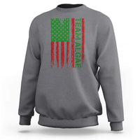 Team Algae Sweatshirt Funny Make Algae Great Again American Flag Political Meme