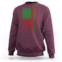 Team Algae Sweatshirt Funny Make Algae Great Again American Flag Political Meme
