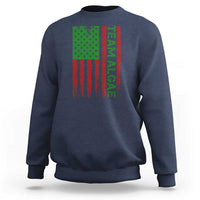 Team Algae Sweatshirt Funny Make Algae Great Again American Flag Political Meme