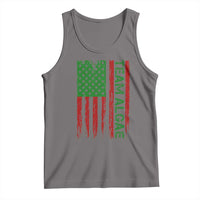 Team Algae Tank Top Funny Make Algae Great Again American Flag Political Meme