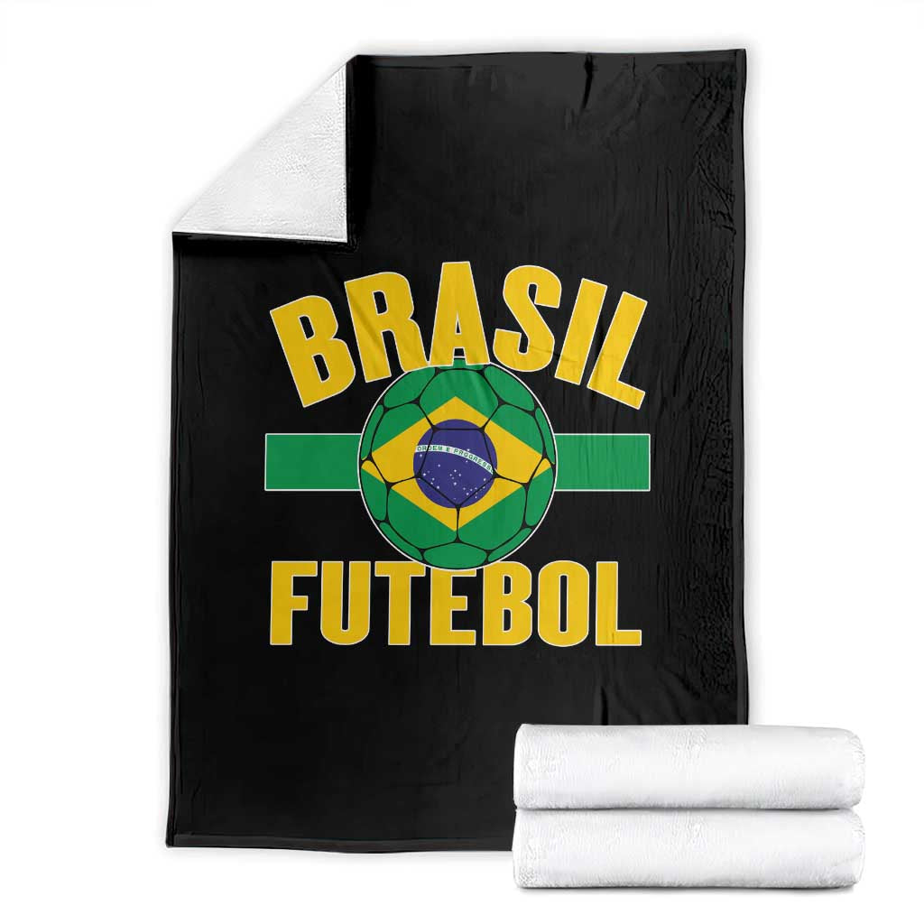 Brazil Soccer Football Fan Brasil Flag Throw Blanket